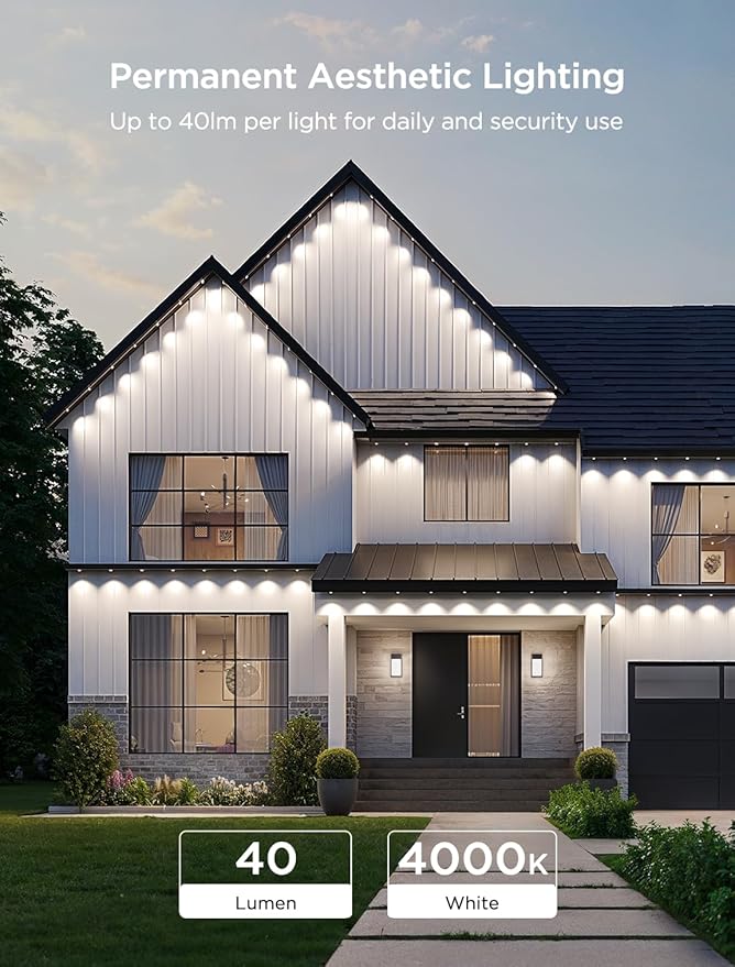 Govee Permanent Outdoor Lights 2, 150ft RGBIC Outdoor Lights - Image 8