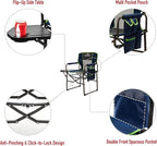 SUNNYFEEL Camping Directors Chair, Heavy Duty, Oversized Portable Folding Chair - Image 6