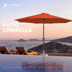 JEAREY 9FT Outdoor Patio Umbrella Outdoor Table Umbrella - Image 6