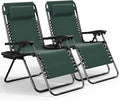 Nestl Zero Gravity Chairs Set of 2, Patio Lounge Chair Outdoor by Nestl
