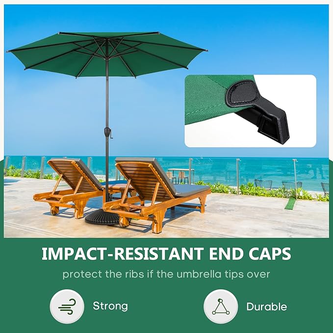Abba Patio 11FT Lyon Outdoor Patio Umbrella Outdoor Table Umbrella - Image 4