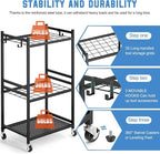 Garden Organizer With Wheels, Yard Tower Rack - Image 2
