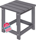 LZRS Adirondack Square Outdoor Side Table by LZRSPET