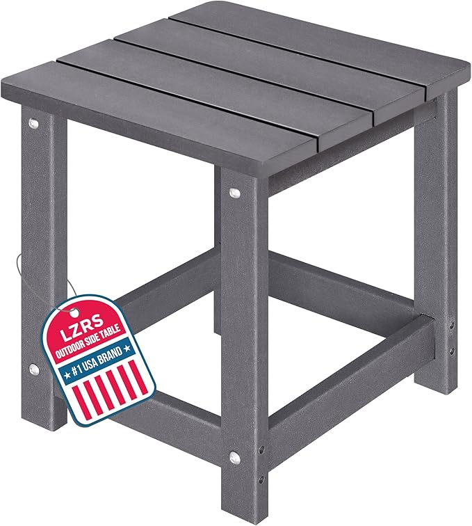LZRS Adirondack Square Outdoor Side Table by LZRSPET