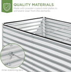 Best Choice Products 6x3x2ft Outdoor Metal Raised Garden Bed, Deep Root Box - Image 7