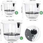Plant Pots 6/5/4 inch Set of 3, Self Watering Pots - Image 2