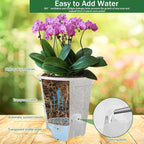 Cdd's Path 5-Pack 6 Inch Self Watering Naked Root Planter Pots - Image 5