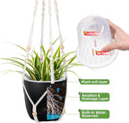 2-Pack 7.1-Inch Self-Watering Hanging Planters - Image 4