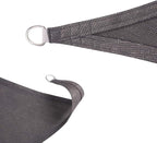 SUNLAX Sun Shade Sail 10' x 10' x 10' Dark Grey Triangle Canopy Sail Shade - Image 4