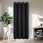 Joydeco Blackout Door Curtain for Doorway Privacy 96 Inches Long, Grommet by JOYDECO