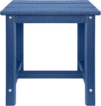 Adirondack Square Side Table, one-Tier Outdoor end Table, Patio Side Table - Image 8