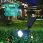 URPOWER Solar Lights Outdoor, 2-in-1 Waterproof Adjustable Solar Spotlights - Image 7