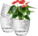 Self Watering Pots for Indoor Plants, Flower Pots, Self Watering Plant Pot-3pcs - Image 9
