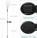 JJGoo Outdoor Solar Lights Firework, 2 Pack 120 LEDs Waterproof Solar Lights - Image 2