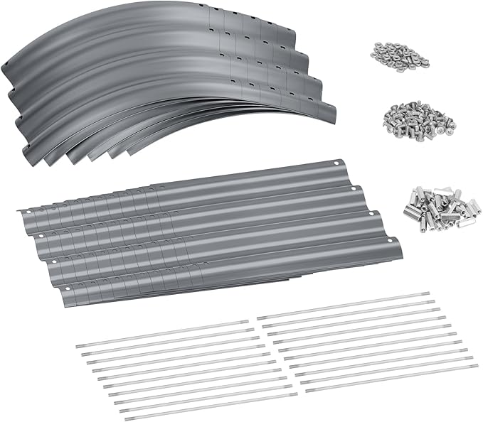 Land Guard 8×2×1ft Galvanized Raised Garden Bed Kit, 108 Gallon Capacity Raised - Image 3