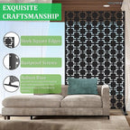 6FT Outdoor Metal Privacy Screen – Decorative Privacy Fence and Room/Garden - Image 3