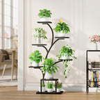 Plant Stand Indoor with Grow Lights, 7 Tiered Indoor Plant Shelf, Metal Plant - Image 5