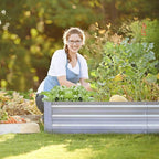 Galvanized Raised Garden Beds for Vegetables Large Metal Planter Box Steel Kit - Image 7