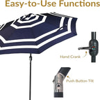 Sunnydaze Outdoor Patio Umbrella - Image 2