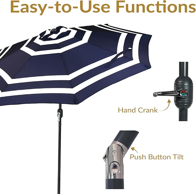 Sunnydaze Outdoor Patio Umbrella - Image 2