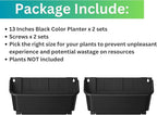 Maxona Black Color Vertical Garden Planter - Image 2