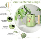 Watering Can Indoor Plants, 35oz Small Stainless Steel Metal Watering Can - Image 7