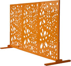 Oakland Living 6 ft. X 4 ft. Orange Freestanding Metal Privacy Screen Room - Image 4