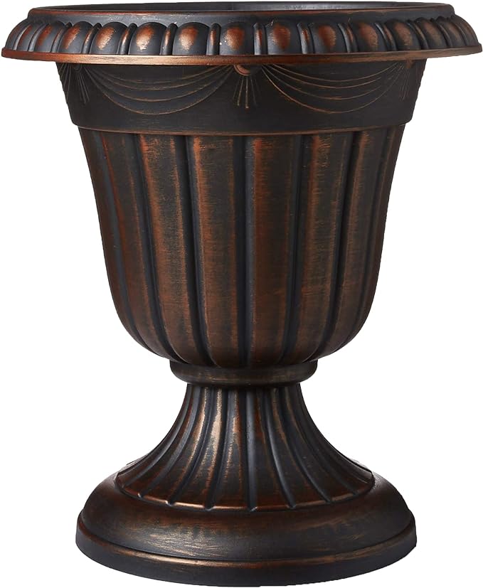 Arcadia Garden Products PL20CP Classic Traditional Plastic Urn Planter by Unknown