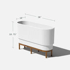 Veradek Demi Series Raised Long Planter - Image 2