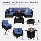 8 Piece Patio Furniture Set - Image 2