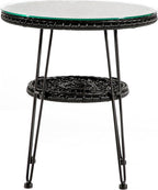 Furniture of America Ysar Boho 19-inch Round Coffee Table Outdoor - Image 6