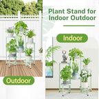 iDavosic.ly Plant Stand Indoor Outdoor, 6 Tier Corner Metal Flower Display - Image 6