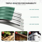 5×3×1.4FT Galvanized Raised Garden Bed Outdoor, Metal Raised Garden Bed Kit - Image 5
