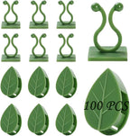 Plant Climbing Wall Fixture Clips, Invisible Holder Leaf Shaped Wall Vines by Beyoslf