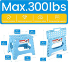 ACSTEP Folding Step Stool for Adults 11 Height Lightweight Plastic Stepping - Image 4