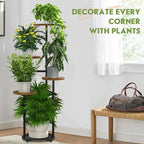 TOSKING 5 Tier Metal Plant Stand Indoor， Plant Shelf, Corner Shelf Flower Pot - Image 8
