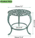 OwnMy Heavy Duty Cast Iron Plant Stand Vintage Wrought Iron Flower Pot Holder - Image 2