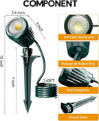 12V24V Low Voltage Landscape Lights Outdoor, 6000K White LED Landscape Lights - Image 6