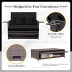 Tangkula Patio Rattan Daybed - Image 9