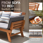 IDZO Amelie Outdoor Daybed Sofa: 750lbs Max Weight Support, Sleeper Chair - Image 4