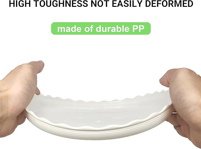 13 Pack Plant Saucer, 8 10 12 Inch Durable Plastic Plant Trays - Image 4