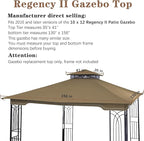 SCOCANOPY Replacement Gazebo Canopy - Image 3
