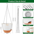 GARDIFE Large Hanging Planter, 12 inch Hanging planters - Image 2