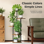 Bamworld Plant Stand Indoor Tall Plant Shelf - Image 3