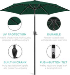 Best Choice Products 7.5ft Heavy-Duty Round Outdoor Market Table Patio Umbrella - Image 5