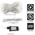Connectable 200 LED Christmas Lights Indoor Outdoor - Image 9