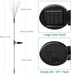 JJGoo Solar Firework Lights, 2 Pack 180 LEDs 2 Lighting Modes Solar Lights - Image 2