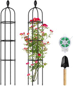 2 Pack 5Ft Tall Garden Obelisk Trellis by Huvai