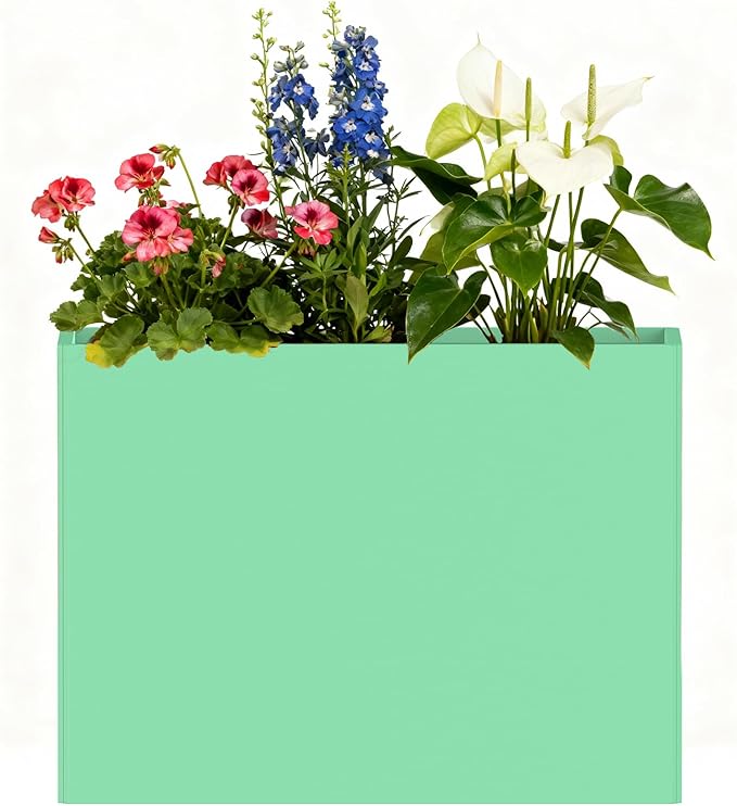 Rectangular Planter Box with Removable Insert Shelf by Ganeekiron