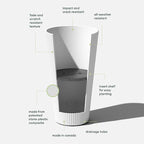 Veradek Demi Series Tall Planter - Image 2